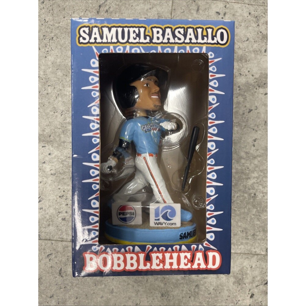 Samuel Basallo Norfolk Tides Bobblehead 8/14/2026 Caballitos NIB